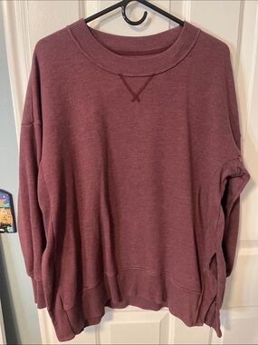Women’s tunic length sweatshirt